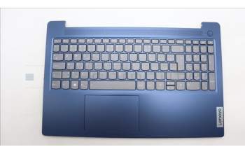 Lenovo 5CB1M03633 C-Cover with keyboard, Czech/Slovakian, Abyss Blue, Backlight, UK