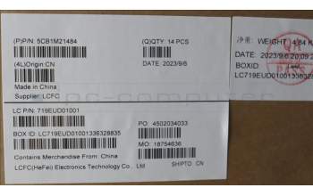 Lenovo 5CB1M21484 KT4D0_C_CVR_WL_ASSY_BLACK_DDR4