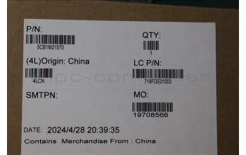 Lenovo 5CB1M21570 FRU D_COVER_AL_WL_GR_ASSY
