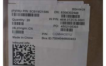 Lenovo 5CB1M21586 A COVER, CLAMSHELL 3.0T Black