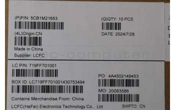 Lenovo 5CB1M21653 B-Cover, LT6E0_DUMMY_ASSY