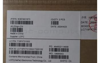 Lenovo 5CB1M21673 COVER FRU COVER LT4E2_C_COVER_WLAN_BLACK