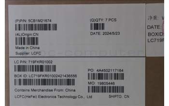 Lenovo 5CB1M21674 FRU COVER LT4E2_C_COVER_WLAN_GREY