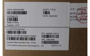 Lenovo 5CB1M21687 FRU COVER LP450_A_COVER_2_5K_ASSY