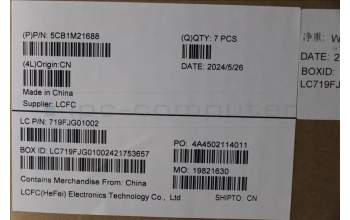 Lenovo 5CB1M21688 FRU COVER LP450_A_COVER_3K_ASSY