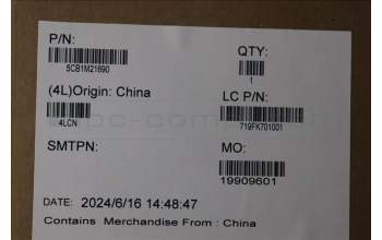 Lenovo 5CB1M21690 COVER FRU COVER LP630_B_COVER_IR_ASSY