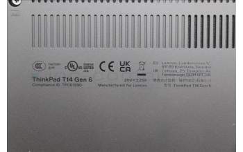 Lenovo 5CB1M21758 D-Cover MT040, WWAN, Black, ASSY