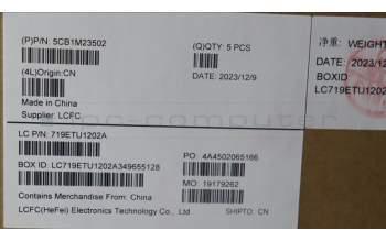 Lenovo 5CB1M23502 C-Cover with keyboard, Spanish, Abyss Blue, Backlight, UK