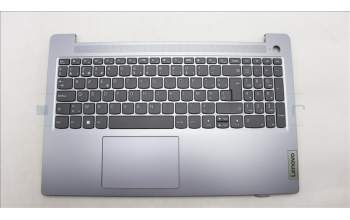 Lenovo 5CB1M23530 C-Cover with keyboard, Belgian, Arctic Grey, Non-Backlight, Fingerprint, UK