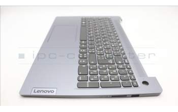 Lenovo 5CB1M24330 C-Cover with keyboard, French Arabic, Arctic Grey, Non-Backlight, Fingerprint, UK