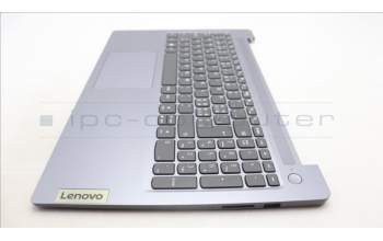 Lenovo 5CB1M24356 C-Cover with keyboard, Switzerland, Arctic Grey, Non-Backlight, UK