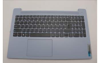 Lenovo 5CB1M36696 C-Cover with keyboard, Belgian, Frost Blue, Non-Backlight, UK