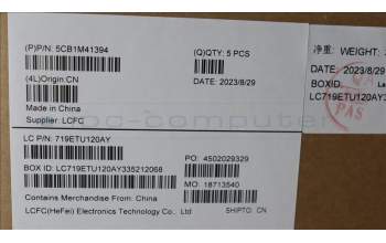 Lenovo 5CB1M41394 C-Cover with keyboard, English, Abyss Blue, Non-Backlight, US