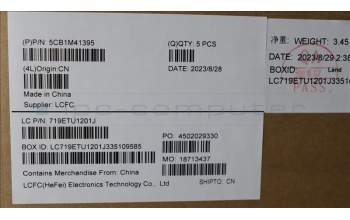 Lenovo 5CB1M41395 COVER Upper Case ASM_UKE L 83ERAB NBL