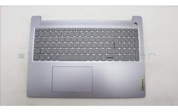 Lenovo 5CB1M45206 C-Cover with keyboard, French, Arctic Grey, Backlight, Fingerprint, US