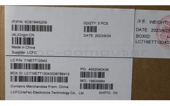 Lenovo 5CB1M45209 COVER Upper Case ASM_GER L 83ESFPAGBL