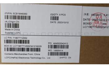 Lenovo 5CB1M46060 COVER Upper Case ASM_GER L 83ESFPAGNBL