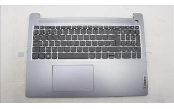 Lenovo 5CB1M46067 C-Cover with keyboard, Belgian, Arctic Grey, Non-Backlight, Fingerprint, UK
