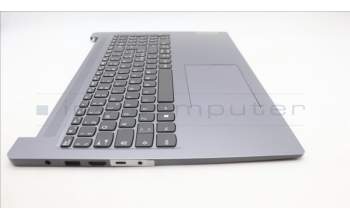 Lenovo 5CB1M46080 C-Cover with keyboard, Italian, Arctic Grey, Non-Backlight, Non-Fingerprint, UK
