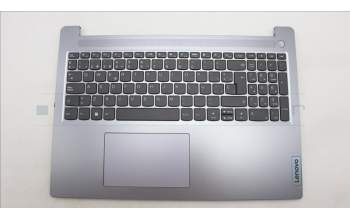 Lenovo 5CB1M46081 C-Cover with keyboard, Spanish, Arctic Grey, Non-Backlight, Non-Fingerprint, UK
