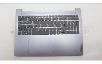 Lenovo 5CB1M46101 C-Cover with keyboard, Switzerland, Arctic Grey, Non-Backlight, Non-Fingerprint, UK