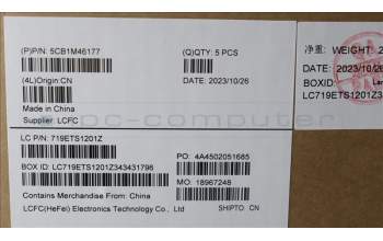 Lenovo 5CB1M46177 COVER Upper Case ASM_EURO ENG L 83EQFPAG