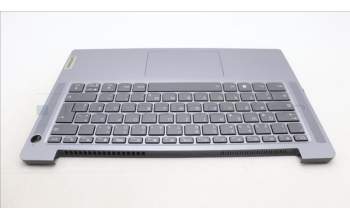 Lenovo 5CB1M46181 C-Cover with keyboard, German, Arctic Grey, Fingerprint, UK