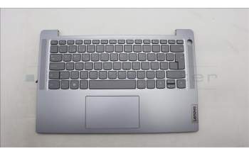 Lenovo 5CB1M46192 C-Cover with keyboard, Portuguese, Arctic Grey, Fingerprint, UK