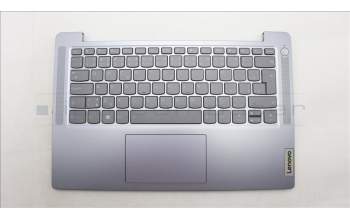 Lenovo 5CB1M46207 C-Cover with keyboard, Czech/Slovakian, Arctic Grey, Non-Fingerprint, UK