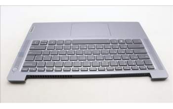 Lenovo 5CB1M46209 C-Cover with keyboard, US English Euro, Arctic Grey, Non-Fingerprint, US