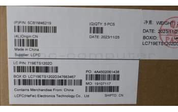 Lenovo 5CB1M46219 C-Cover with keyboard,Italian,Arctic Grey,Non_Fingerprint