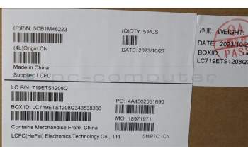 Lenovo 5CB1M46223 C-Cover with keyboard,Nordic,Arctic Grey,Non_Fingerprint