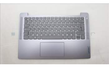Lenovo 5CB1M46227 C-Cover with keyboard, Spanish, Arctic Grey, Non-Fingerprint, UK