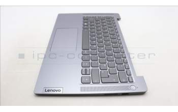 Lenovo 5CB1M46232 C-Cover with keyboard, UK English, Arctic Grey, Non-Fingerprint, UK