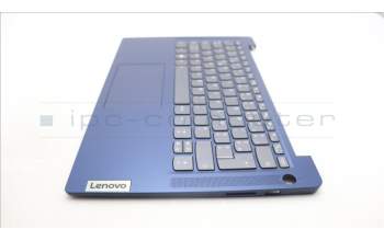 Lenovo 5CB1M46306 C-Cover with keyboard, French, Abyss Blue, Backlight, Fingerprint, US