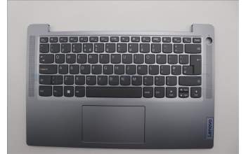 Lenovo 5CB1M46364 C-Cover with keyboard, UK English, Arctic Grey, Fingerprint, UK