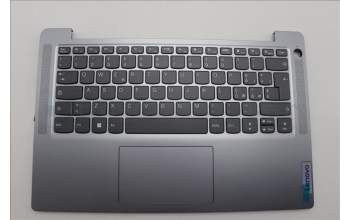 Lenovo 5CB1M46365 C-Cover with keyboard, Italian, Arctic Grey, Fingerprint, UK