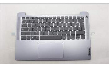 Lenovo 5CB1M46366 C-Cover with keyboard, Spanish, Arctic Grey, Fingerprint, UK