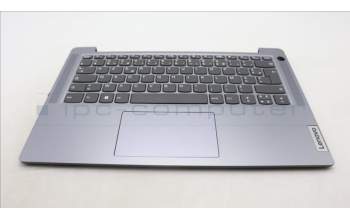 Lenovo 5CB1M46375 C-Cover with keyboard, French, Arctic Grey, Fingerprint, US