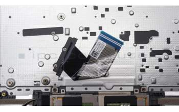 Lenovo 5CB1M46376 C-Cover with keyboard, German, Arctic Grey, Fingerprint, UK