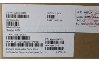 Lenovo 5CB1M46406 COVER Upper Case ASM_FRA L 83EQNFPAGN