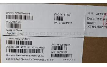 Lenovo 5CB1M46408 C-Cover with keyboard, Arabic, Arctic Grey, Non-Fingerprint, US