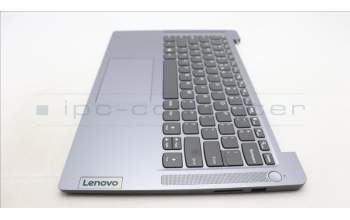 Lenovo 5CB1M46418 C-Cover with keyboard, US English Euro, Arctic Grey, Non-Fingerprint, US