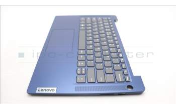 Lenovo 5CB1M46559 C-Cover with keyboard, US English Euro, Abyss Blue, Fingerprint, US