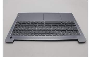 Lenovo 5CB1M46868 C-Cover with keyboard, Spanish, Arctic Grey, Backlight, Fingerprint, UK