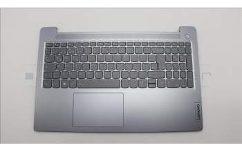 Lenovo 5CB1M46886 C-Cover with keyboard, German, Arctic Grey, Backlight, UK