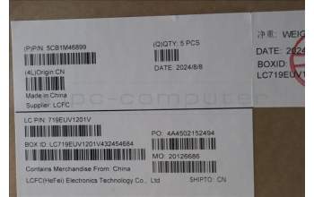 Lenovo 5CB1M46899 COVER Upper Case ASM_SLV L 83EMAG BL