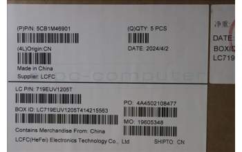 Lenovo 5CB1M46901 C-Cover with keyboard, Switzerland, Arctic Grey, Backlight, UK