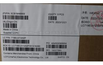 Lenovo 5CB1M46905 C-Cover with keyboard, UK English, Arctic Grey, Backlight, UK