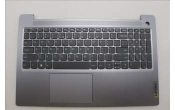 Lenovo 5CB1M47060 C-Cover with keyboard, US English Euro, Arctic Grey, Non-Backlight, Fingerprint, US